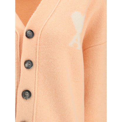 Ami Paris Multicolor Alpaca Vicugna Pacos Cardigan