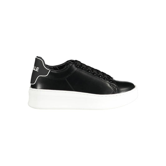 Gaelle Paris Black Polyethylene Sneaker