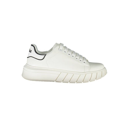 Gaelle Paris White Polyester Sneaker