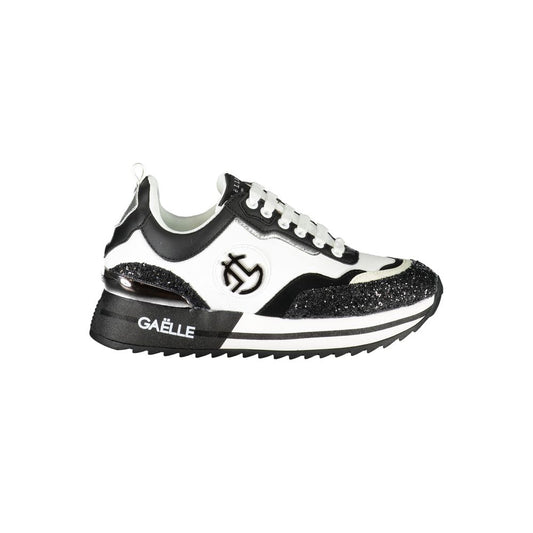 Gaelle Paris Black Polyester Sneaker