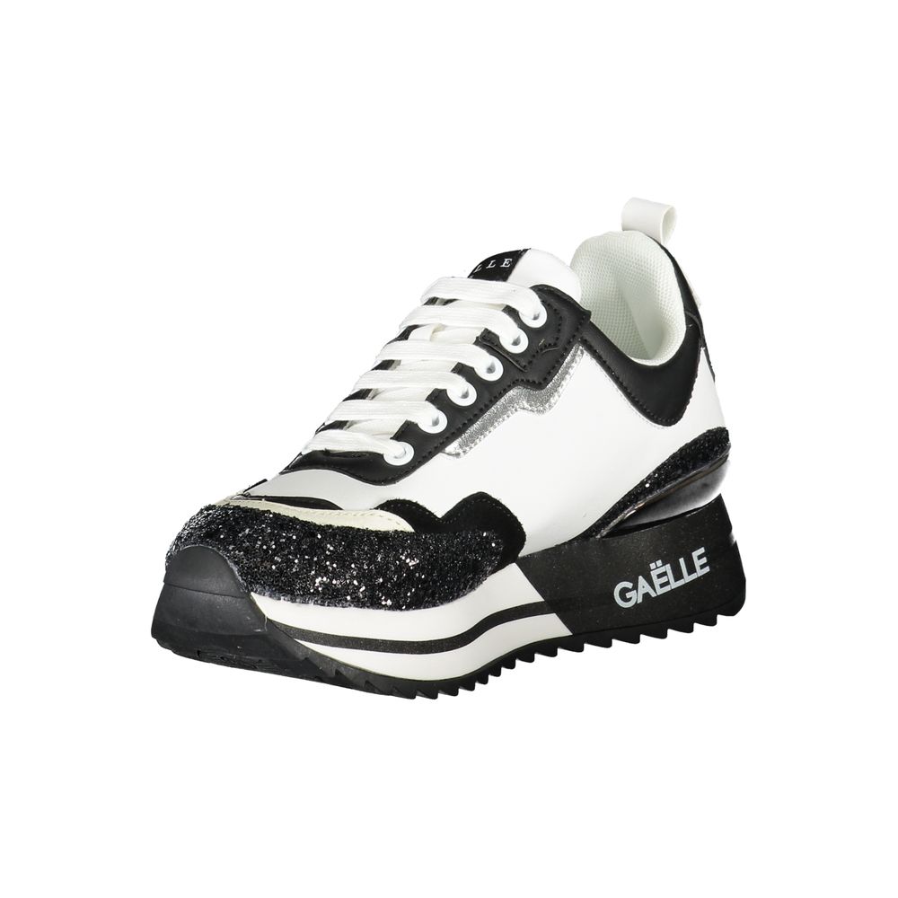 Gaelle Paris Black Polyester Sneaker