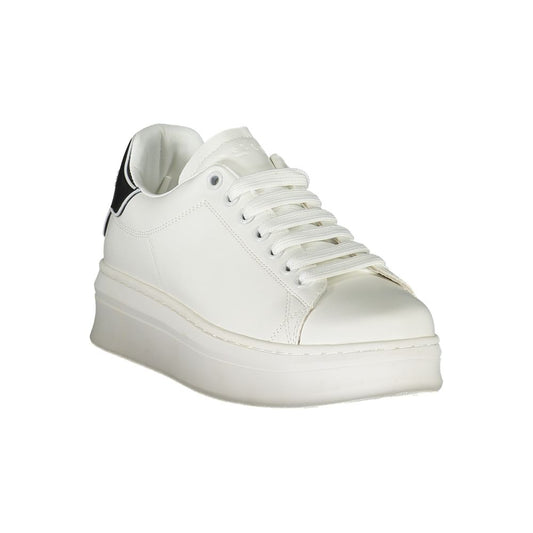 Gaelle Paris Bianco Poliuretano Women Sneaker