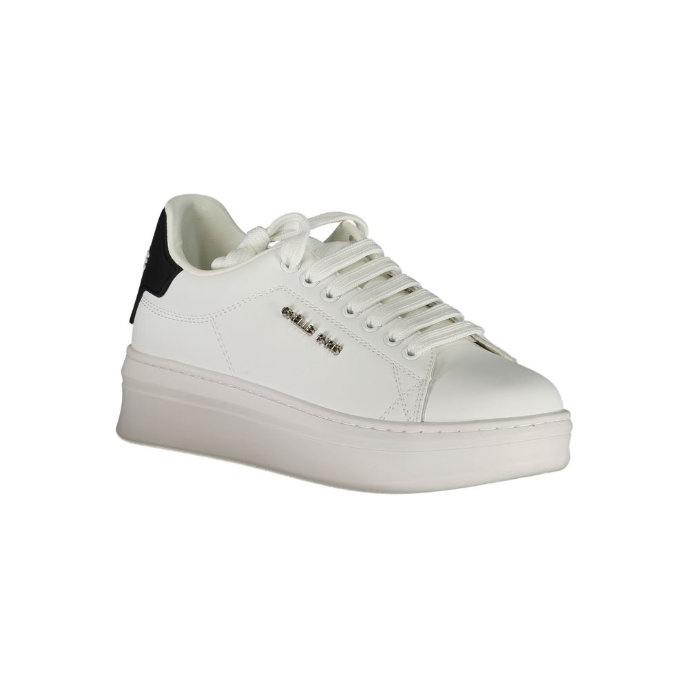 Gaelle Paris Bianco Poliuretano Women Sneaker