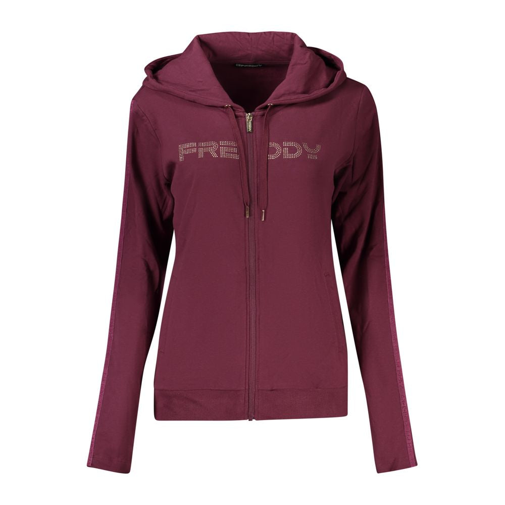 Freddy Viola Cotton Women Hoodie