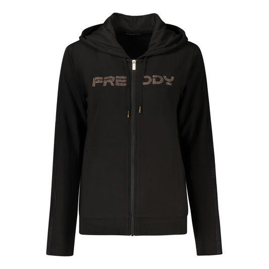 Freddy Black Cotton Sweatshirt