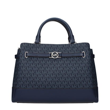 Michael Kors Blue Fabric Handbag