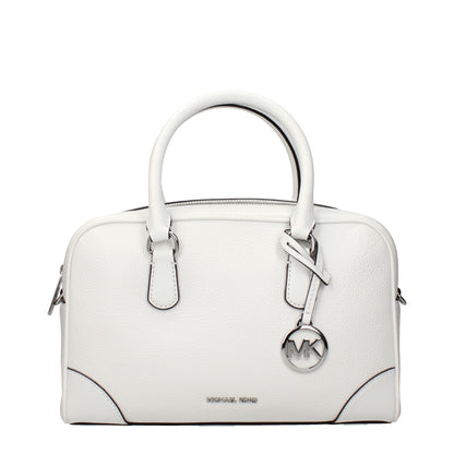 Michael Kors White Leather Handbag