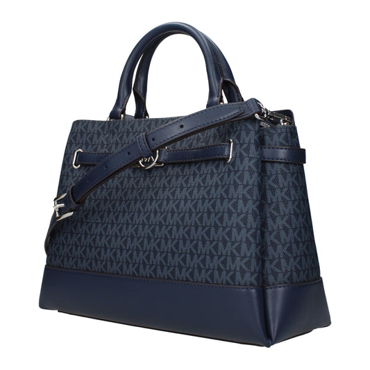 Michael Kors Blue Fabric Handbag
