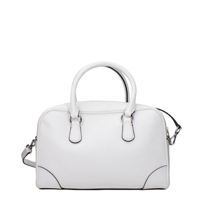 Michael Kors White Leather Handbag