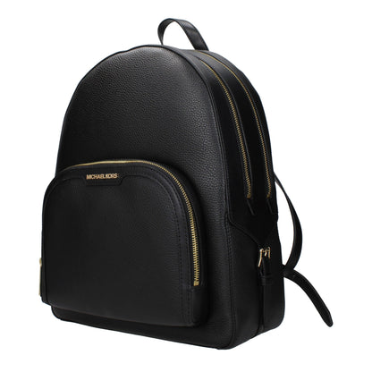 Michael Kors Black Leather Backpack