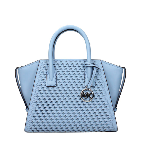 Michael Kors Light Blue Leather Handbag