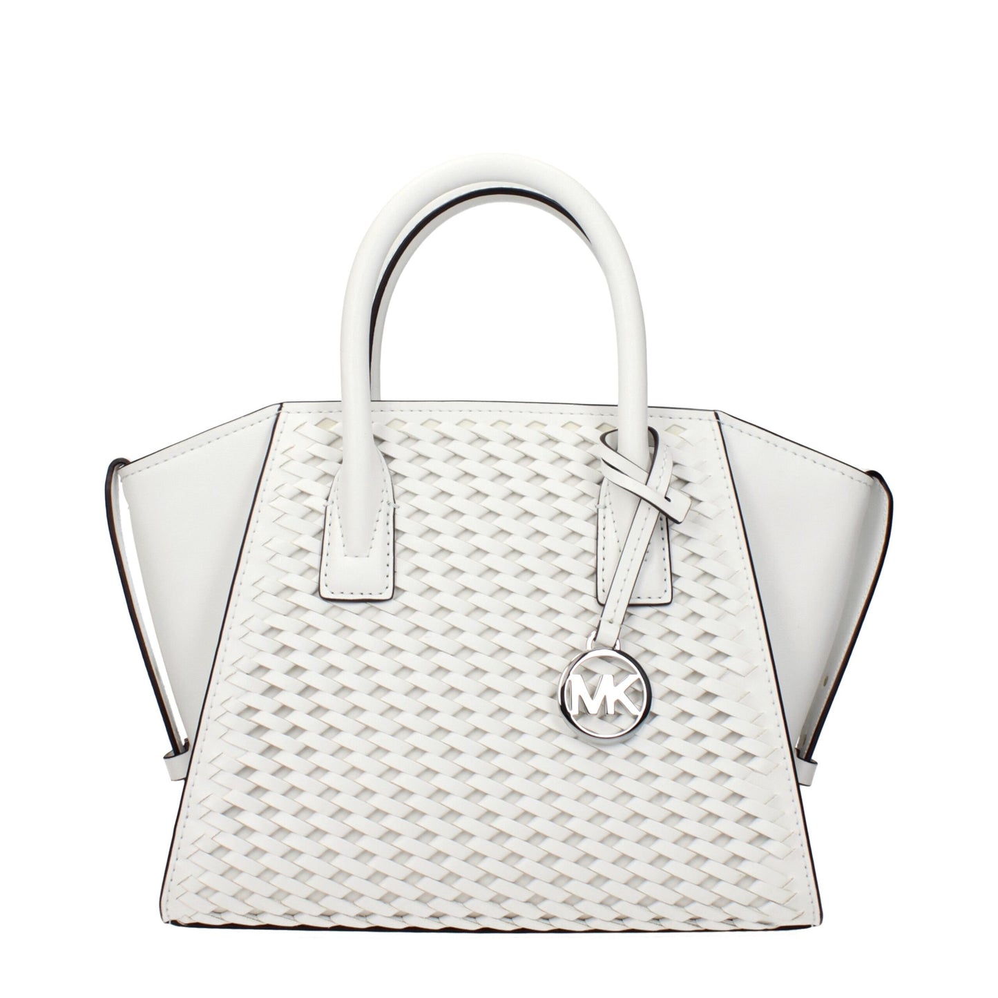 Michael Kors White Leather Handbag