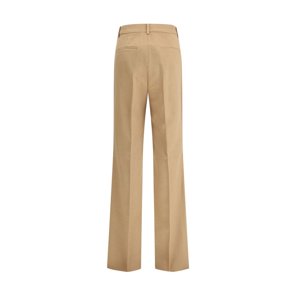 Max Mara Beige Camel Hair  Casual Pants