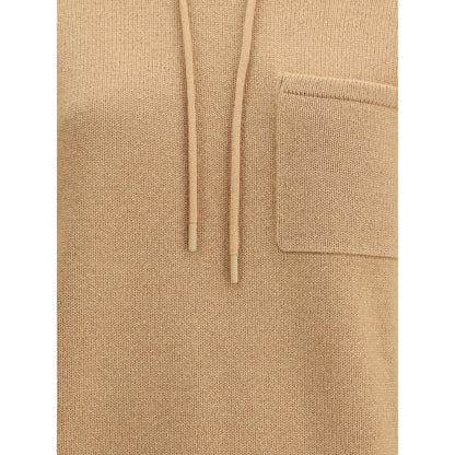 Max Mara Beige Wool Hoodie