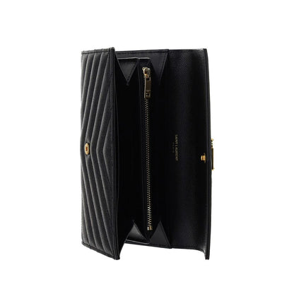 Saint Laurent Black Calf Leather Bos Taurus Wallet