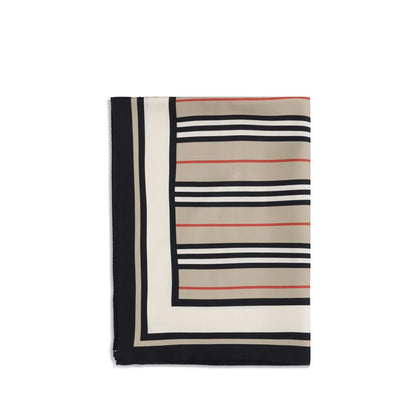 Burberry Beige Silk Scarf