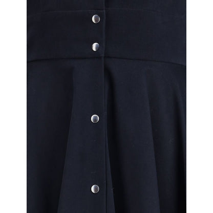 Ella Blue Cotton Casual Dress