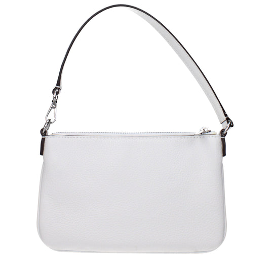 Michael Kors White Leather Handbag