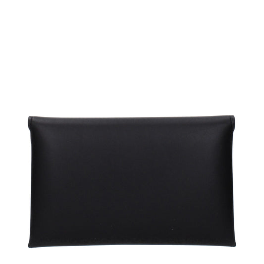 Michael Kors Black Leather Clutch Bag