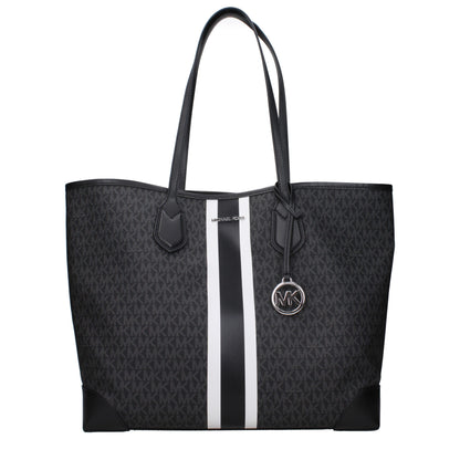 Michael Kors Black Fabric Shoulder Bag