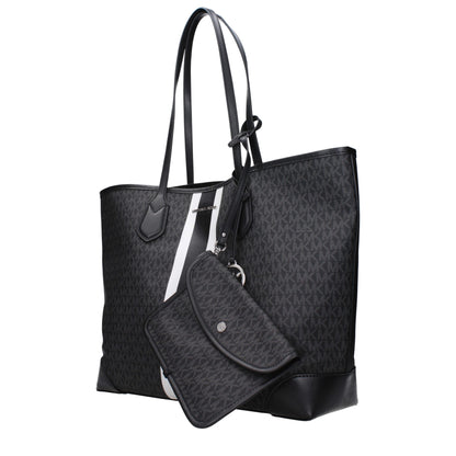 Michael Kors Black Fabric Shoulder Bag