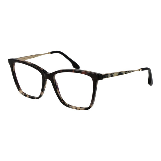 Victoria Beckham Brown Metal & Plastic Glasses (Frames)
