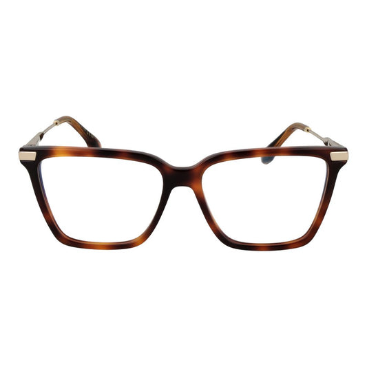 Victoria Beckham Brown Metal & Plastic Glasses (Frames)