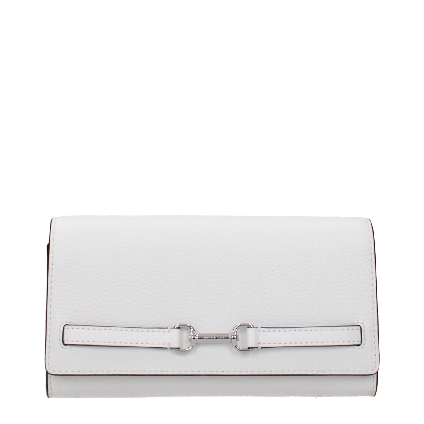 Michael Kors White Leather Clutch Bag