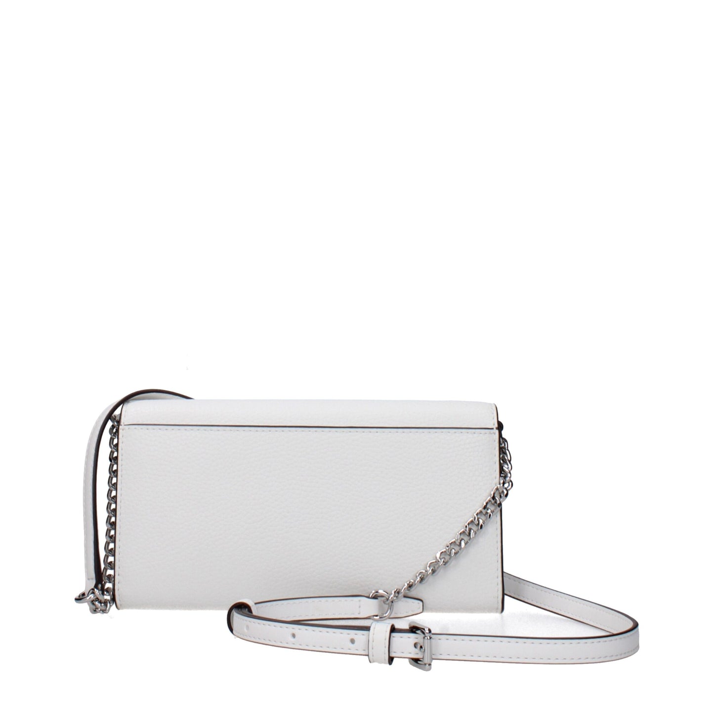 Michael Kors White Leather Clutch Bag