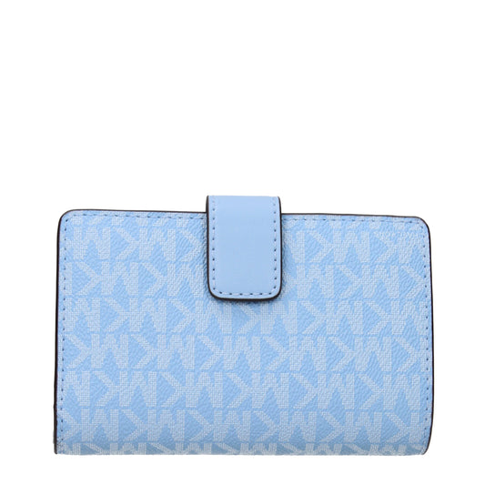 Michael Kors Light Blue Leather Wallet