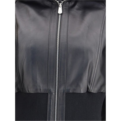 PINKO Black Lambskin Clothing