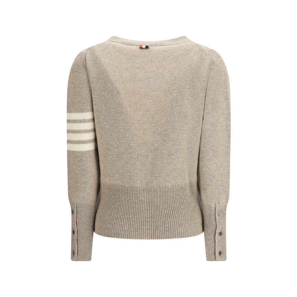 Thom Browne Bicolor Wool Cardigan