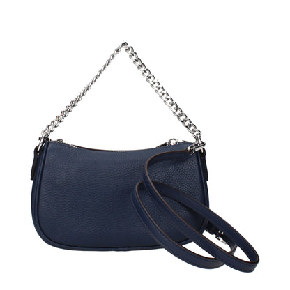 Michael Kors Blue Leather Handbags