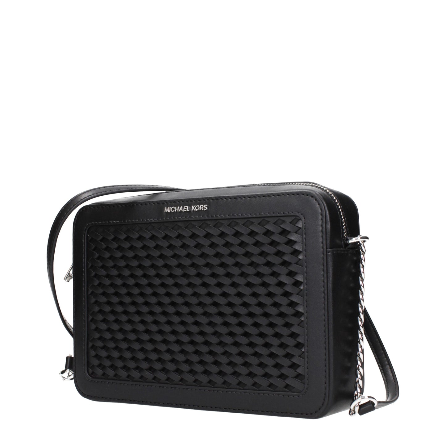 Michael Kors Black Leather Crossbody Bag