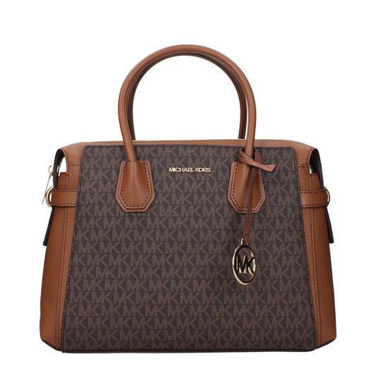 Michael Kors Brown Fabric Handbags