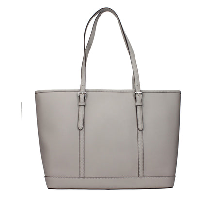 Michael Kors Gray Leather Shoulder Bags