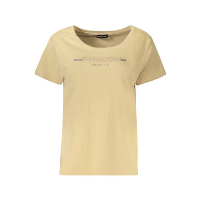 Freddy Beige Cotton T-Shirt