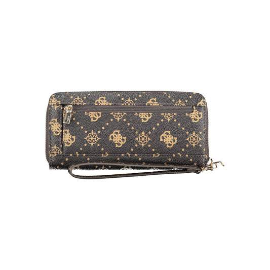 Guess Jeans Brown Polyethylene Wallet