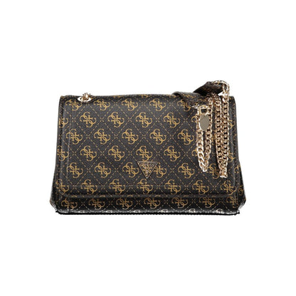 Guess Jeans Brown Polyethylene Handbag