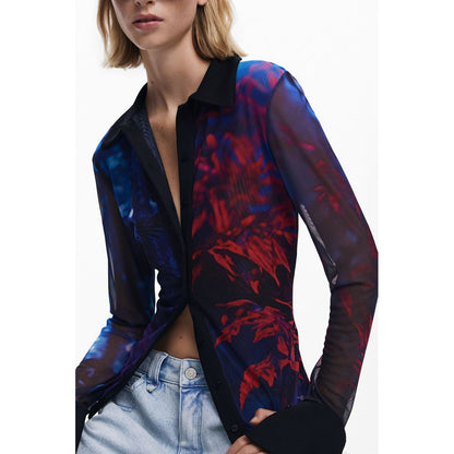 Desigual Black Polyester Shirt