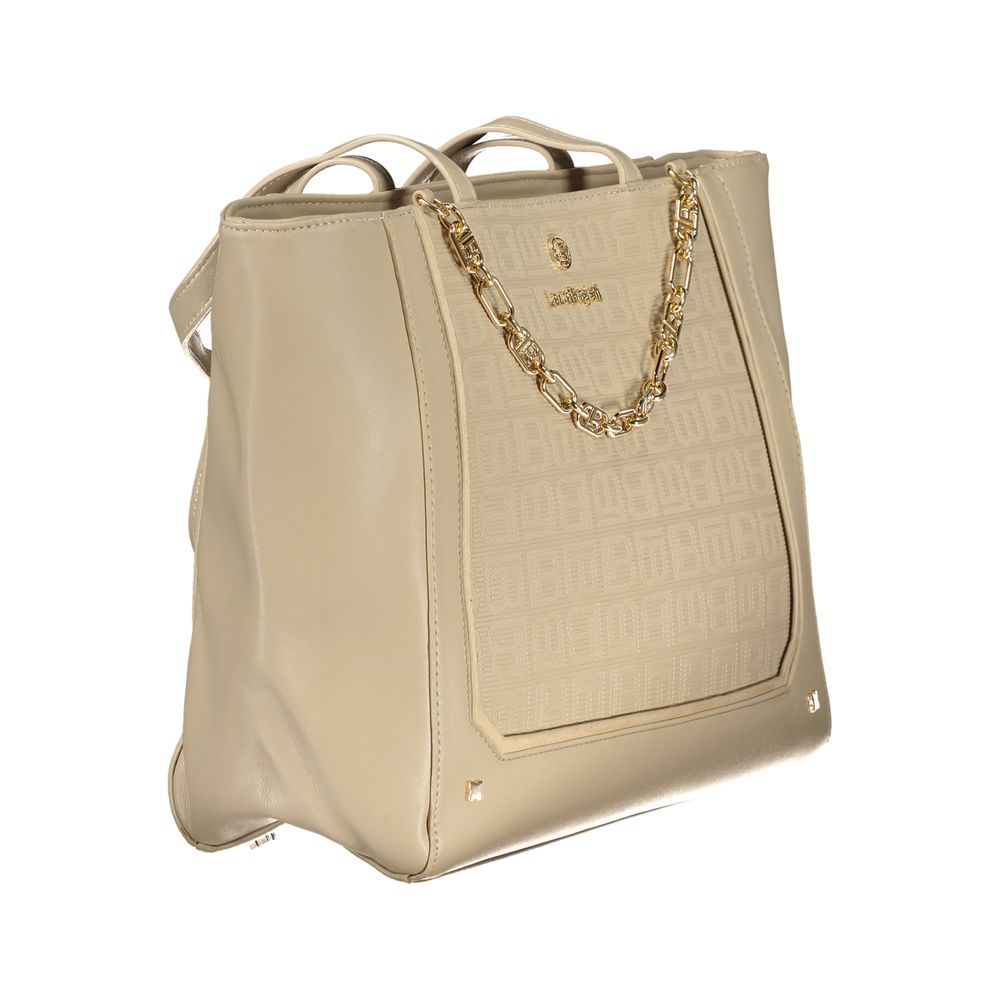 Laura Biagiotti Beige PVC Women Handbag
