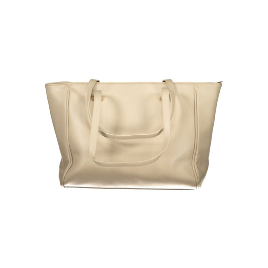 Laura Biagiotti Beige PVC Women Handbag
