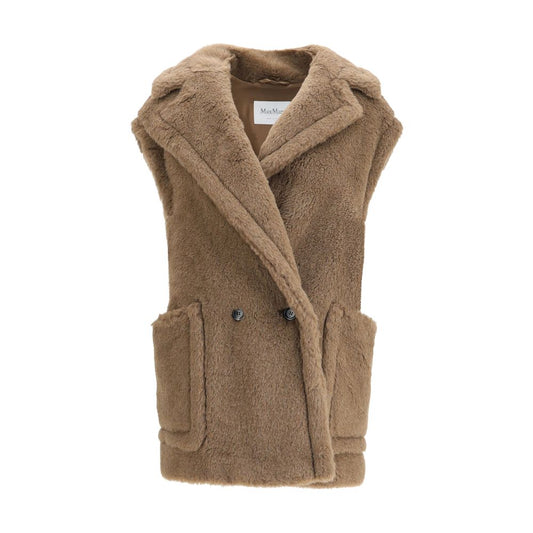 Max Mara Brown Alpaca Vicugna Pacos Coat