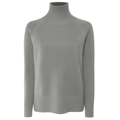 Emilio Romanelli Gray Cashmere Women Sweater