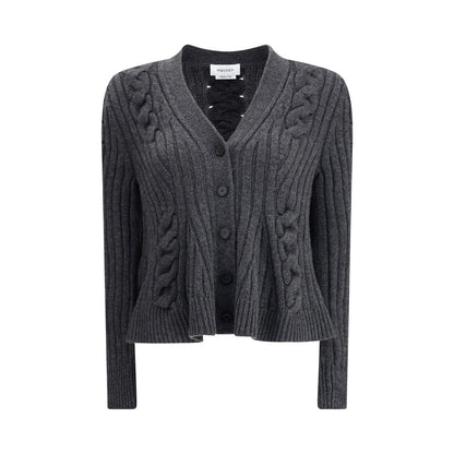 Alexander McQueen Gray Wool Cardigan