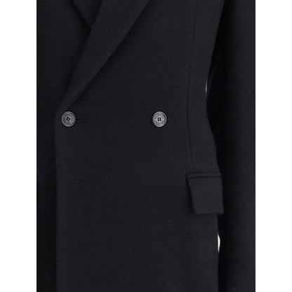 Balenciaga Black Wool Coat