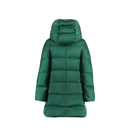 Herno Green Polyamide Coat