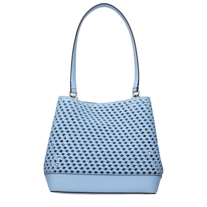 Michael Kors Light Blue Leather Shoulder Bag