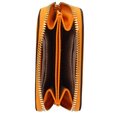 Michael Kors Orange Leather Cardholder