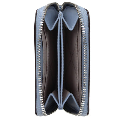 Michael Kors Light Blue Leather Cardholder